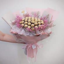 Love you forever 金莎花束 (40顆) 永生花 情人節花束 生日禮物