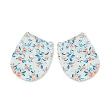 【Deux Filles有機棉】新生兒/嬰兒手套-紅藍花