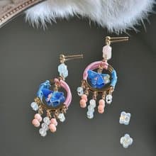 手工摺紙蝴蝶創意耳環