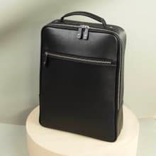 Black Leather Backpack