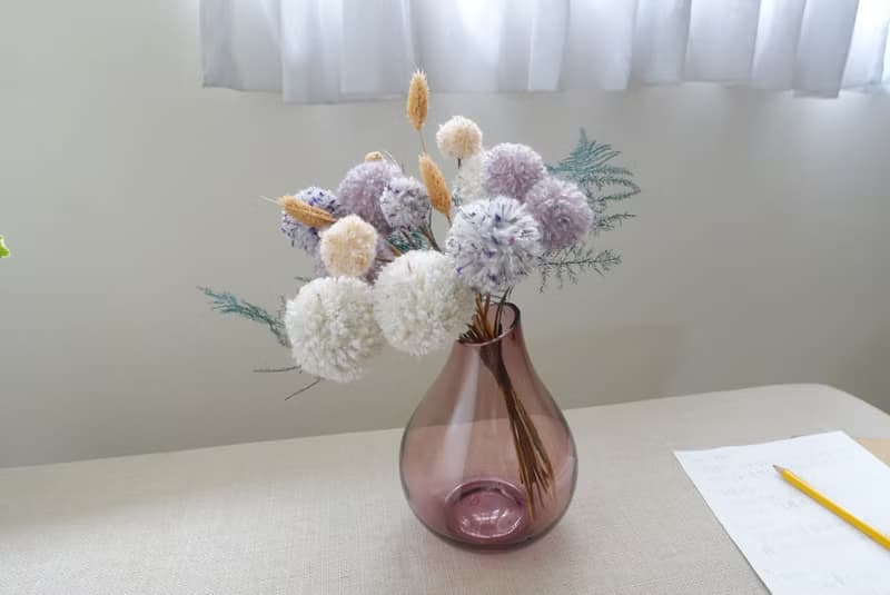 森林迷霧後的花束/桌邊花束/伴娘新娘捧花乾燥