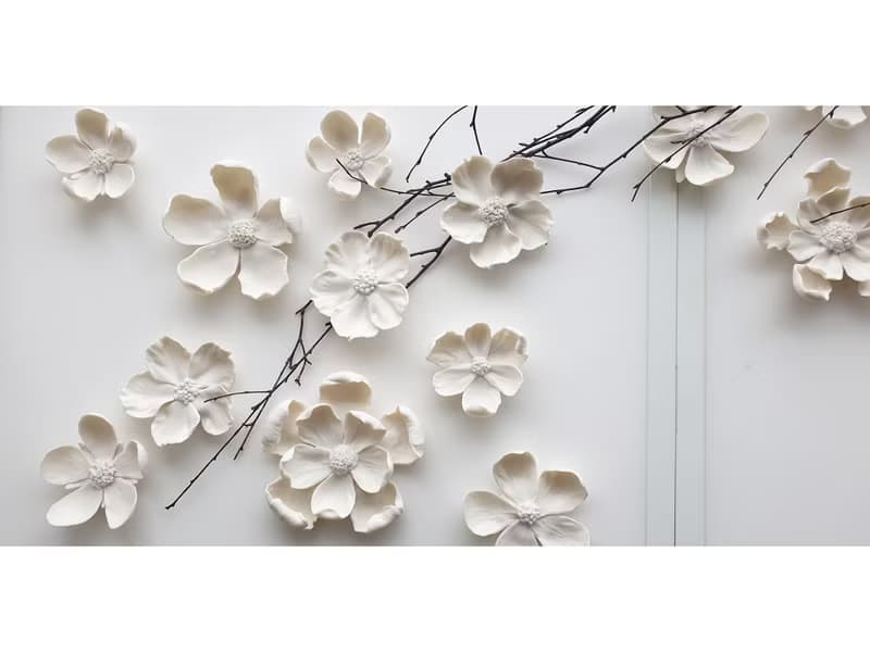 牆壁藝術裝飾、美學牆壁裝飾、牆壁雕塑、花卉牆壁藝術、掛牆藝術