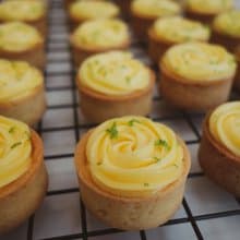 【熱銷款禮盒、生日、節日、送禮、母親節】法式檸檬玫瑰塔_9入