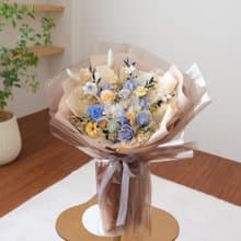 繽紛花園 落日映海 永生特大花束