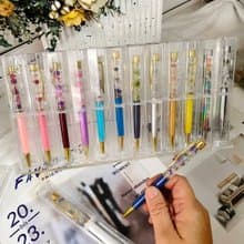 【蕎翎工作室】晶漾乾燥花筆 浮游花筆 生日禮物 畢業禮物