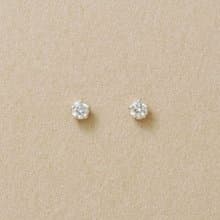 【Second Earrings】 鉑金鑽石耳環 0.06ct