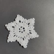 雪花編織杯墊
