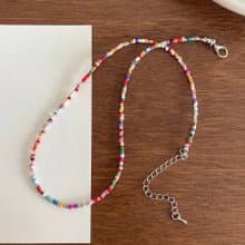 夏日鮮豔串珠項鍊 Summer beads necklace