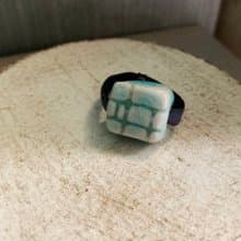 戒指 日本白瓷 自然釉色 無限看不膩色調 真皮革 自然系列