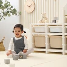 小房屋兒童收納櫃-2入組合櫃 層架 書架 小孩遊戲  分類置物 整理