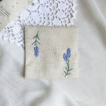 【芳小姐手作】芬芳薰衣草刺繡杯墊 母親節禮物 禮物 畢業禮物