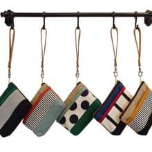 手拿包 Lovely Canvas Pouch Bag, Polka Dot and Striped Design 化妝包 /收納袋