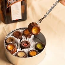 迷你可麗露9入圓型鐵盒