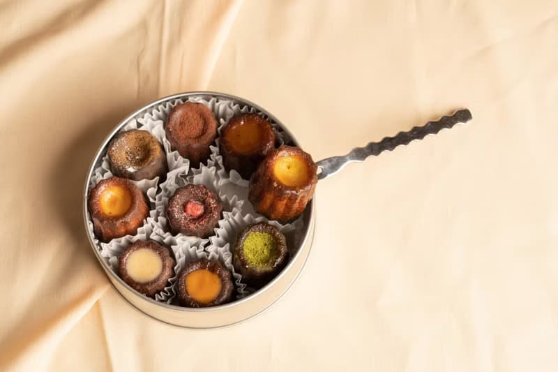 迷你可麗露9入圓型鐵盒