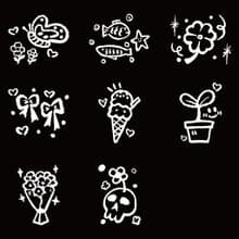 塗鴉 蠟筆風 水杯貼紙 安全帽貼紙 行李箱貼紙 手機貼紙 防水