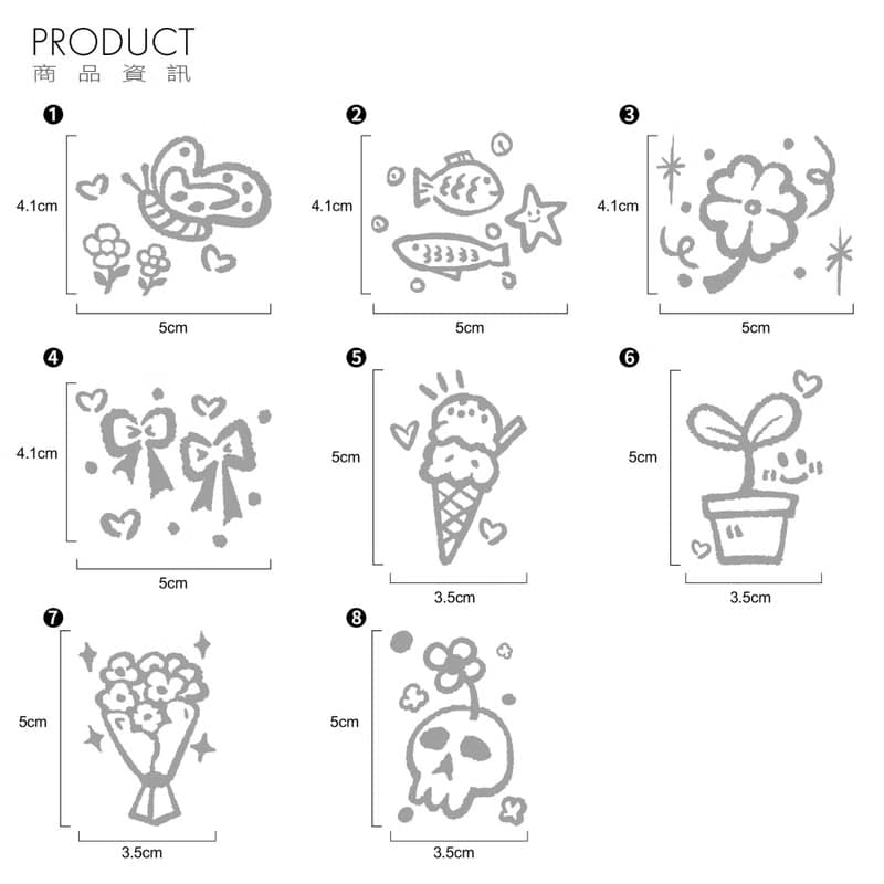 塗鴉 蠟筆風 水杯貼紙 安全帽貼紙 行李箱貼紙 手機貼紙 防水