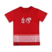 台灣T-shirt│數字台灣經典T-紅