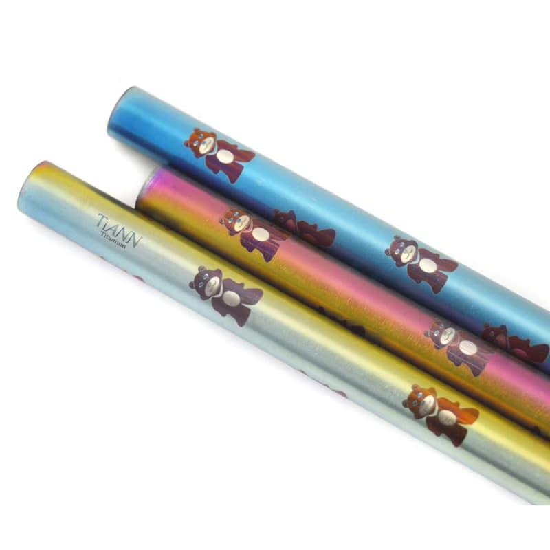 【不卡味】純鈦動物吸管(粗款12mm)  贈收納袋&清潔刷/禮物