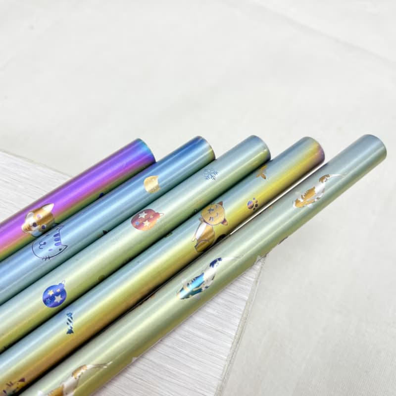 【不卡味】純鈦動物吸管(粗款12mm)  贈收納袋&清潔刷/禮物