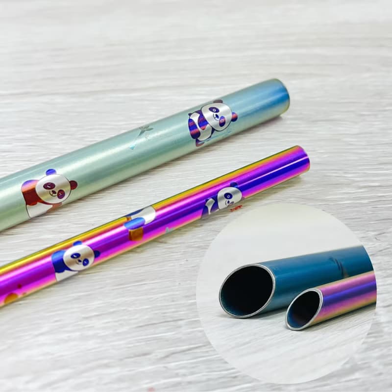 【不卡味】純鈦動物吸管(粗款12mm)  贈收納袋&清潔刷/禮物