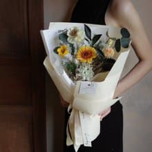 【遇見恆久】朝陽旅程永生花花束