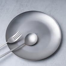 純鈦美食淺圓盤