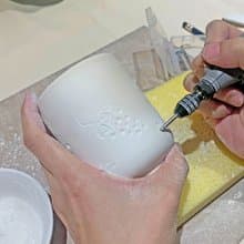 青瓷陶瓷器皿刻畫壓體驗-門市限定