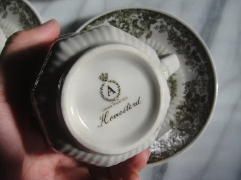 【老時光 OLD-TIME】早期歐美風格古典精美茶具組(一杯一盤為一組