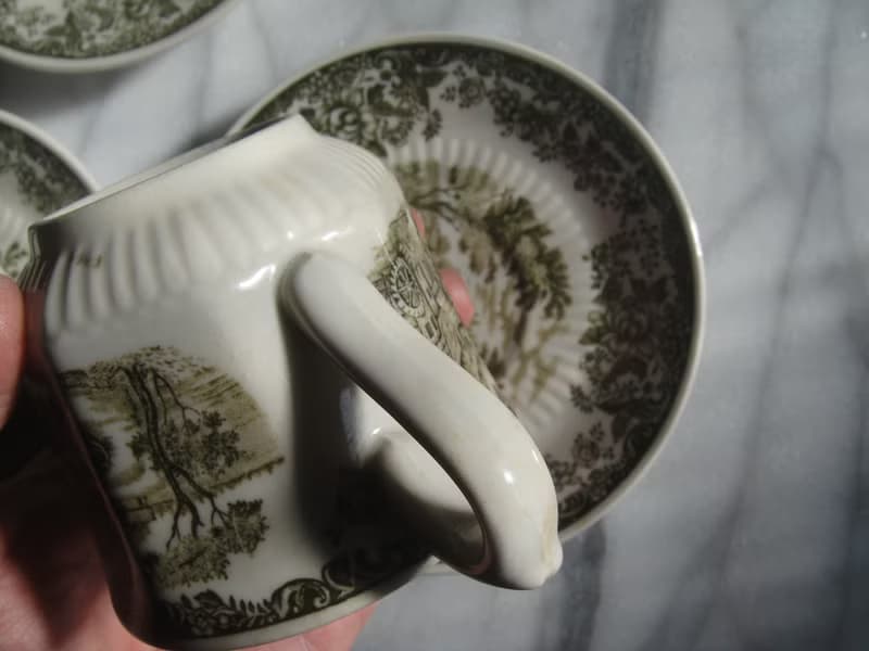 【老時光 OLD-TIME】早期歐美風格古典精美茶具組(一杯一盤為一組