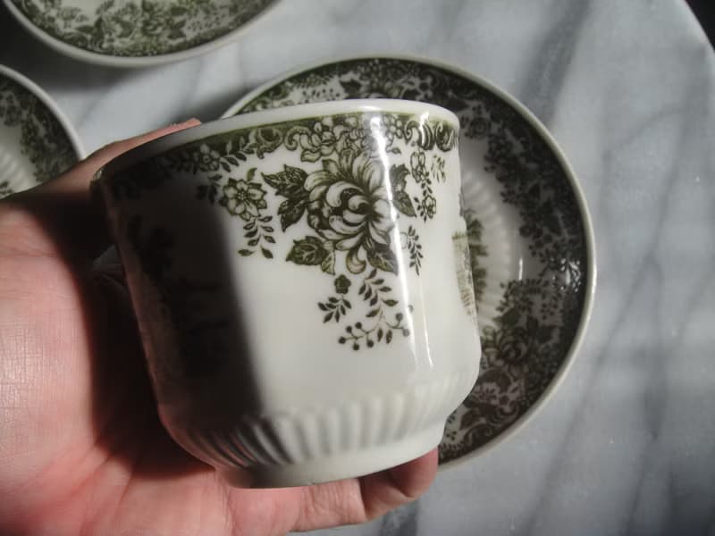 【老時光 OLD-TIME】早期歐美風格古典精美茶具組(一杯一盤為一組