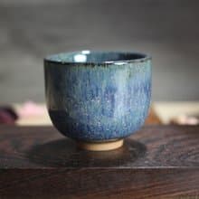 【母親節禮物】90ml 天目釉 直身圓口茶杯 酒杯 鶯歌名家葉敏祥作