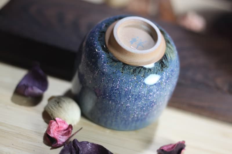 【母親節禮物】90ml 天目釉 直身圓口茶杯 酒杯 鶯歌名家葉敏祥作