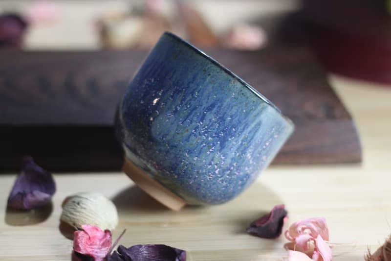 【母親節禮物】90ml 天目釉 直身圓口茶杯 酒杯 鶯歌名家葉敏祥作
