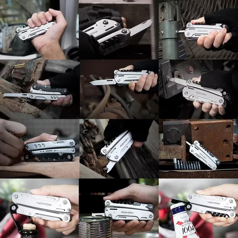 【16合1多功能鉗子】實用戶外工具EDC 露營登山 野外求生 破窗器