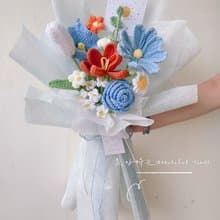 美好時光-編織花束、針織花束、編織