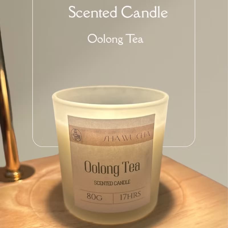 茶香氛蠟燭 桂花杏桃烏龍茶