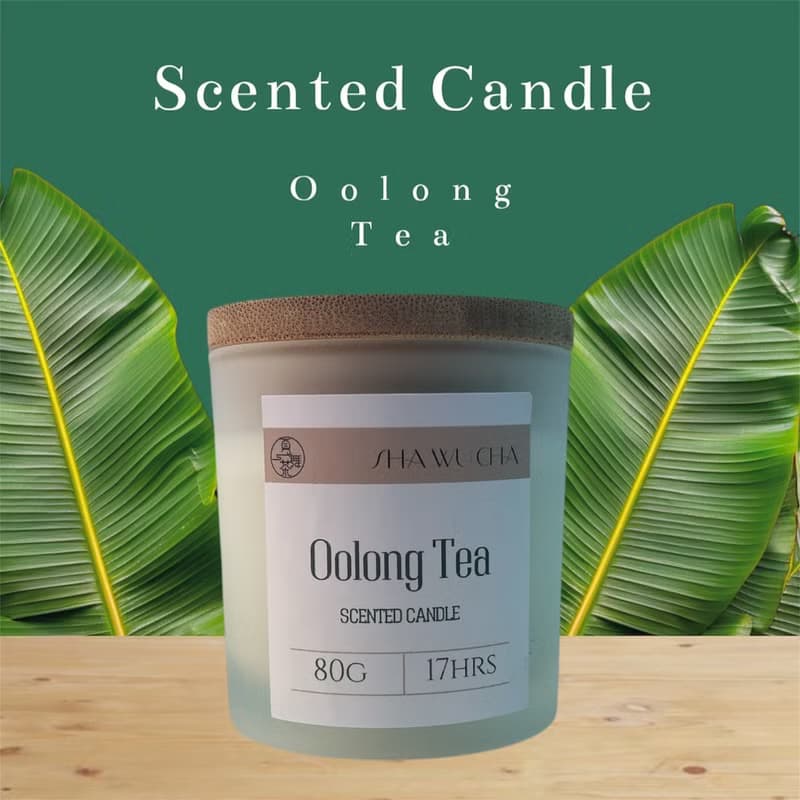 茶香氛蠟燭 桂花杏桃烏龍茶