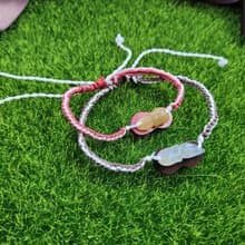 【親翠】天然翡翠  水母衝浪手環腳環兩用 結婚禮物/情侶/夫妻