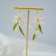 陌上花開 - 手工樹脂耳環婚禮