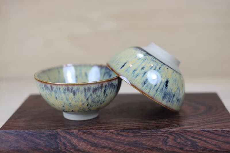 【送禮好物】60ml 錯落 天目釉 圓滿對杯 鶯歌名家葉敏祥作品