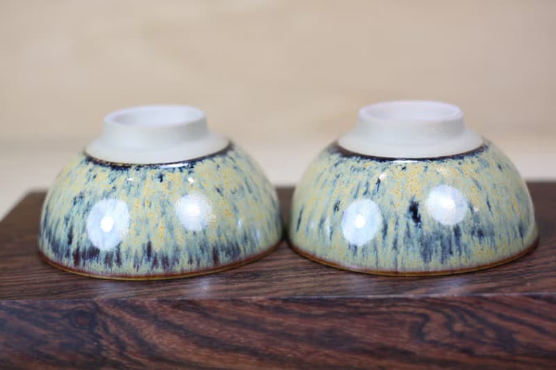 【送禮好物】60ml 錯落 天目釉 圓滿對杯 鶯歌名家葉敏祥作品