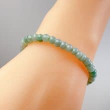 冰種飄花翡翠手珠手鍊 | 天然緬甸玉A貨翡翠 | 送禮