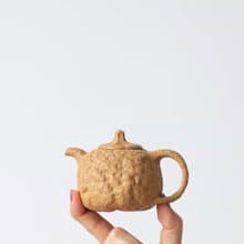 送禮紫砂壺茶壺小供春 手绘证书 150cc 精品陈腐黄金段泥 正宗润