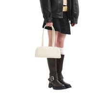 韓國製 MUR BUN手袋/單肩包/手提袋 (Cream)