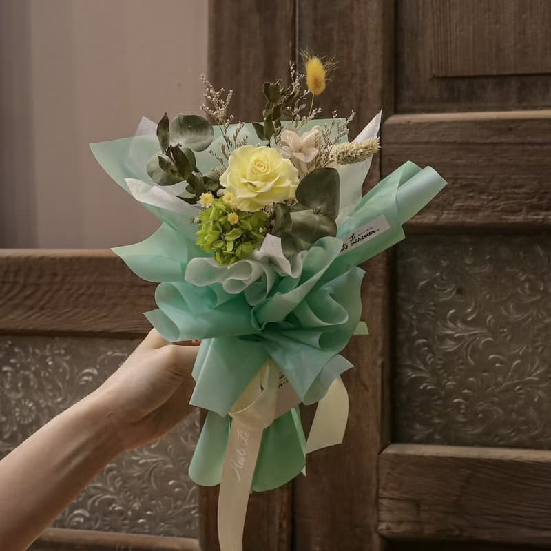 【遇見恆久】平凡的愛永生玫瑰花束 共5款