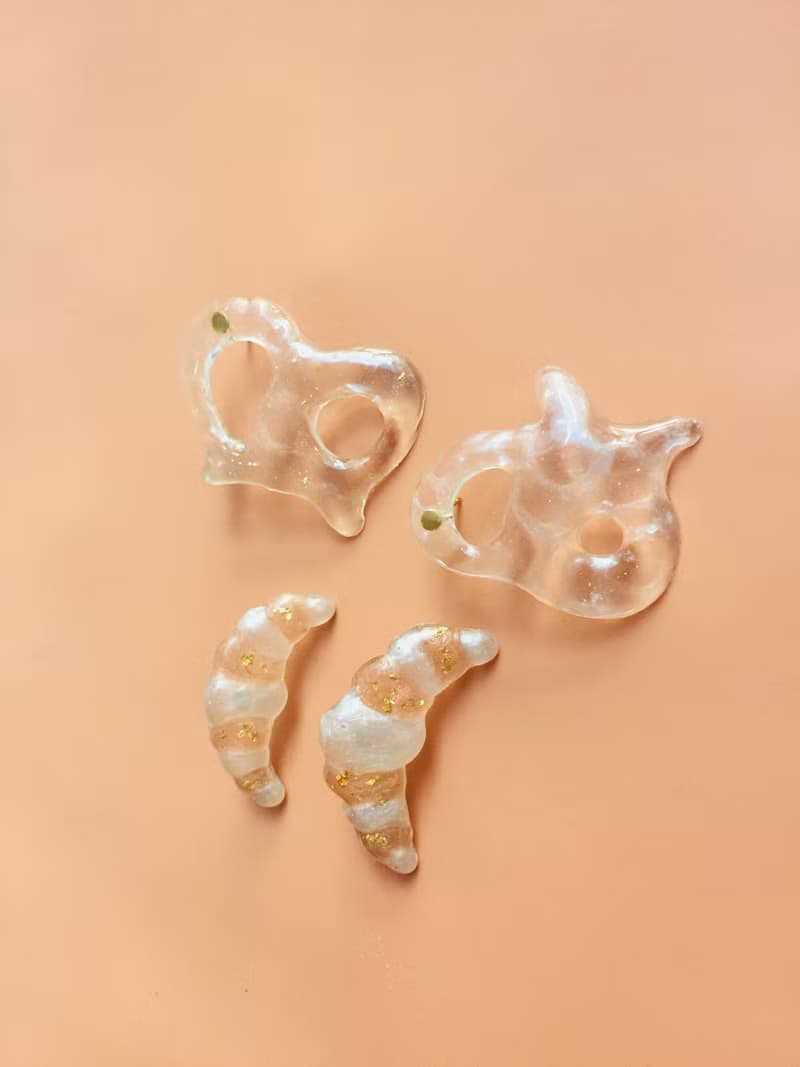 pumpkin小姐的下午茶系列-冰塊下午茶 耳飾\耳釘