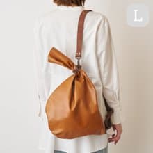 日本製馬皮斜背包 真皮肩背包 L號 輕巧手工製 時尚百搭