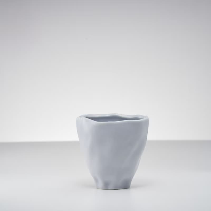 綻放│Blooming 茶杯_水杯 (淡藍/蘭花)