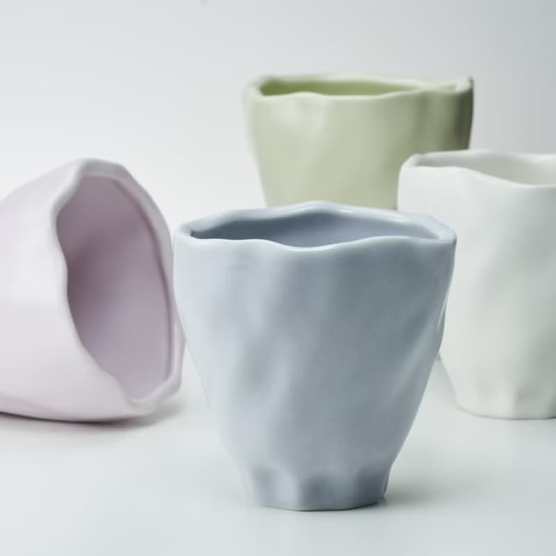綻放│Blooming 茶杯_水杯 (淡藍/蘭花)
