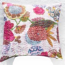 花朵刺繡抱枕套 純棉抱枕套 民族風抱枕套-法式風 浪漫花朵森林